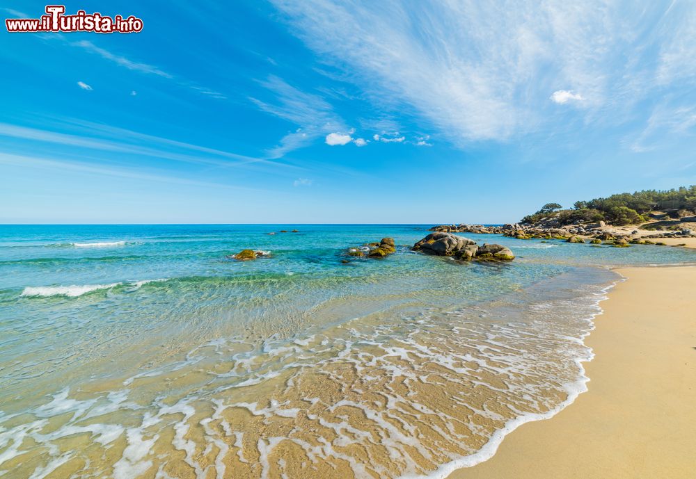 Immagine La spiaggia dorata di Orri nei pressi di Tortoli in Sardegna