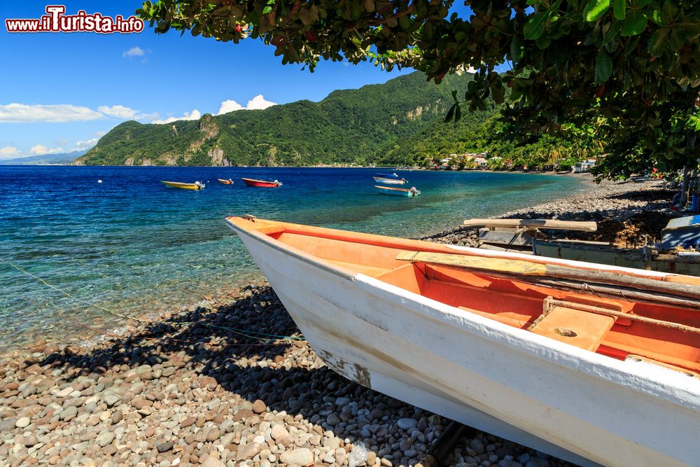 Immagine La spiaggia vicino a Sofriere sull'isola di Dominica