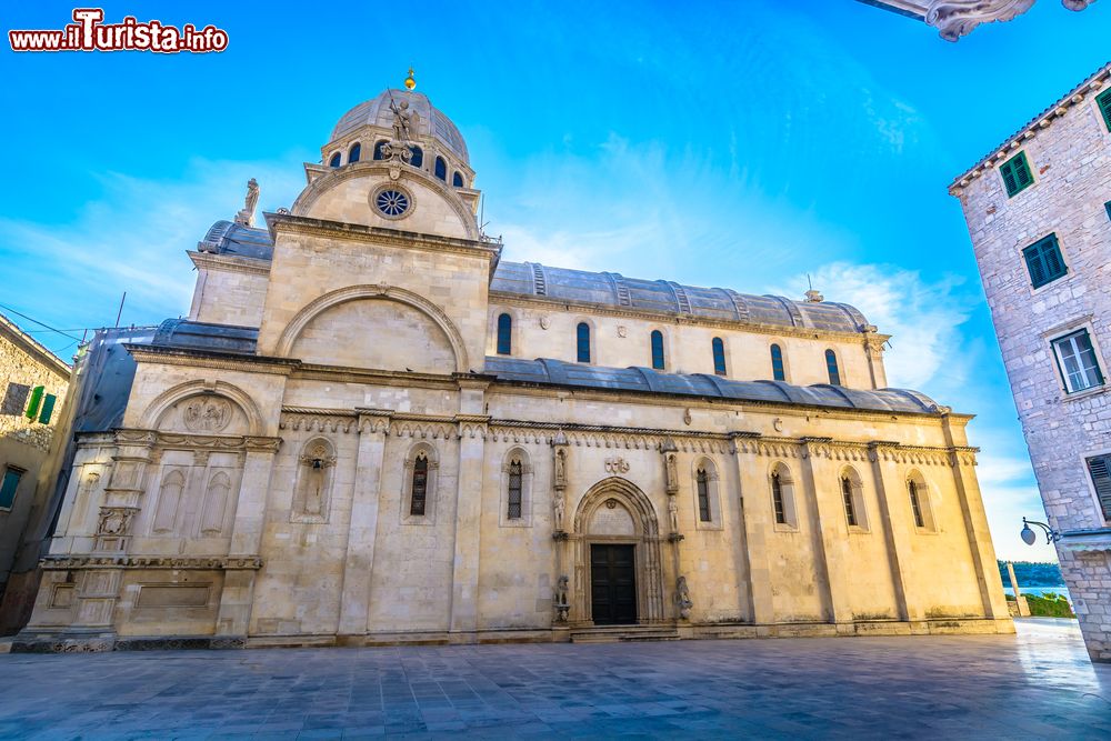 Immagine La splendida Cattedrale di San Giacomo a Sibenik (Croazia) è la più grande al mondo tra quelle costruite interamente in pietra.