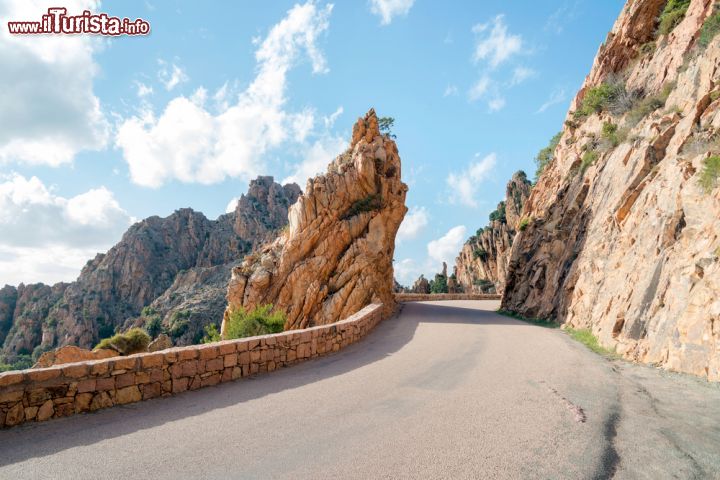 Immagine La strada che attraversa i Calanchi di Piana, patrimonio UNESCO Corsica - © Matteo Gabrieli / Shutterstock.com