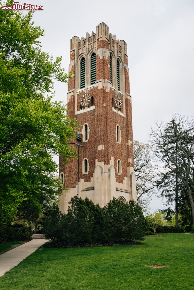 Immagine La Torre Beaumont alla Michigan State University in East Lansing, Michigan (USA). Progettata dallo studio architettonico di Donaldson e Meier, questa torre è stata completata nel 1928.