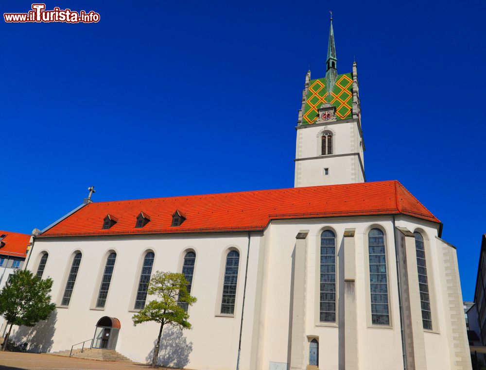 Immagine La torre della chiesa di St.Nikolaus a Friedrichshafen, sul Lago di Costanza.