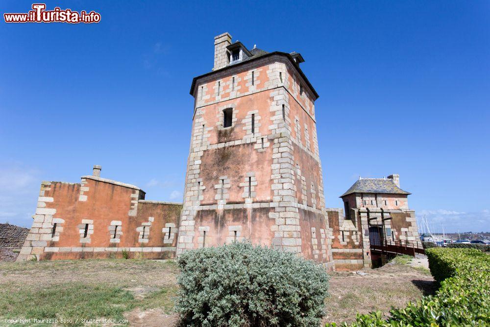 Immagine La Torre Vauban a Camaret-sur-Mer in Francia, in Bretagna. Questa torre difensiva poligonale è stata classificata Patrimonio Mondiale dall'Unesco  - © Maurizio Biso / Shutterstock.com