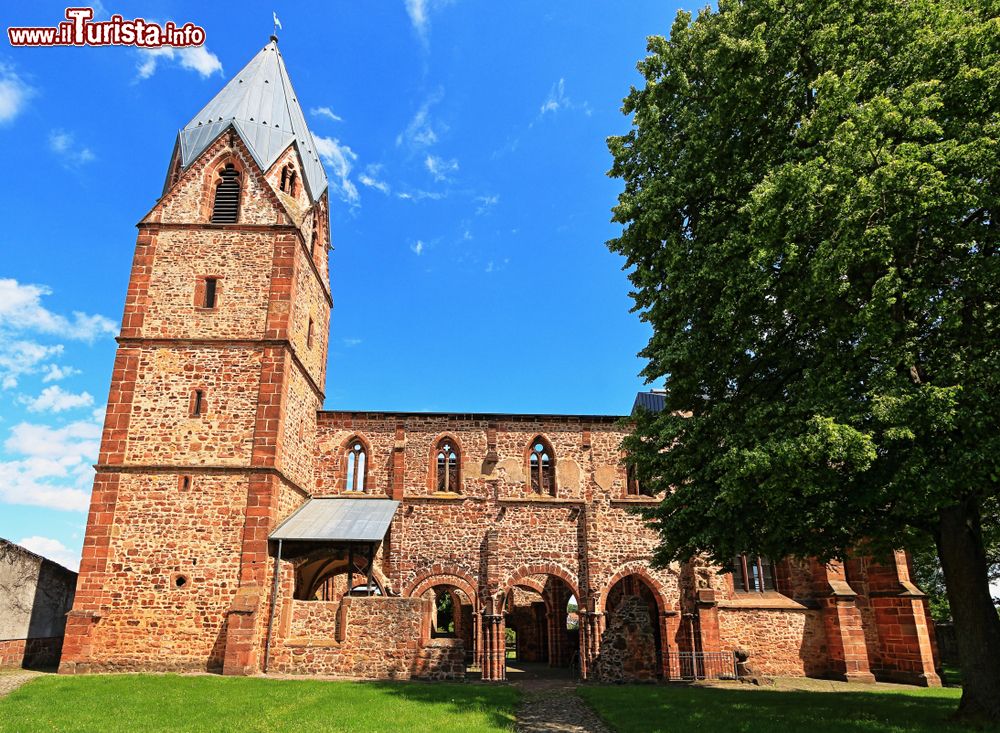 Immagine La Totenkirche una grande chiesa in rovina a Treysa nel comune di Schwalmstadt in Assia, Germania