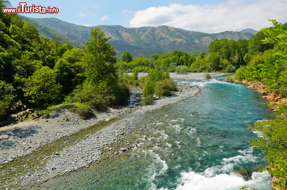 Immagine La valle di Lanzo e il fiume Stura, Piemonte.