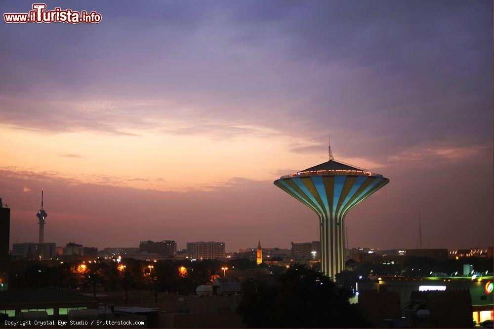 Immagine La vecchia torre dell'acqua al National Museum Park di Royadh, Arabia Saudita: costruita nel 1970, è stata trasformata in un belvedere panoramico - © Crystal Eye Studio / Shutterstock.com