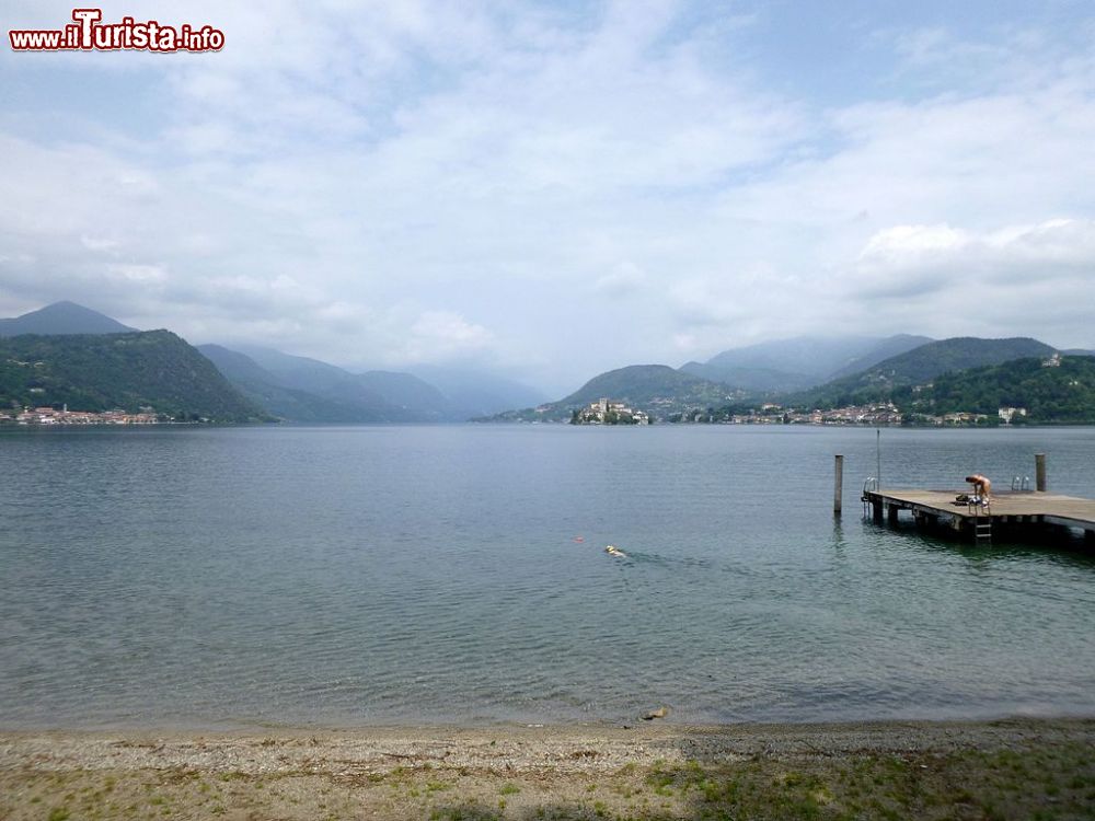 Immagine La vista del Lago d'Orta dalla spiaggia di Lagna a San Maurizio d'Opaglio