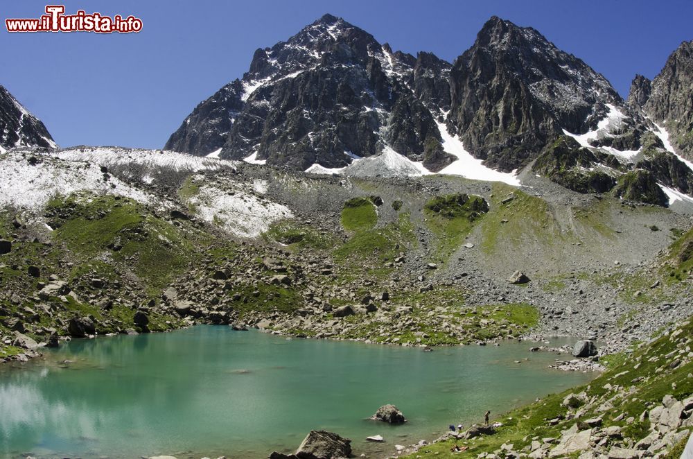 Immagine Lago nei pressi del Monviso in piemonte, vicino a Crissolo