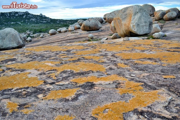 Immagine le rocce particolari dei Lajedo de Pai Mateus in Brasile, regione di Cariri