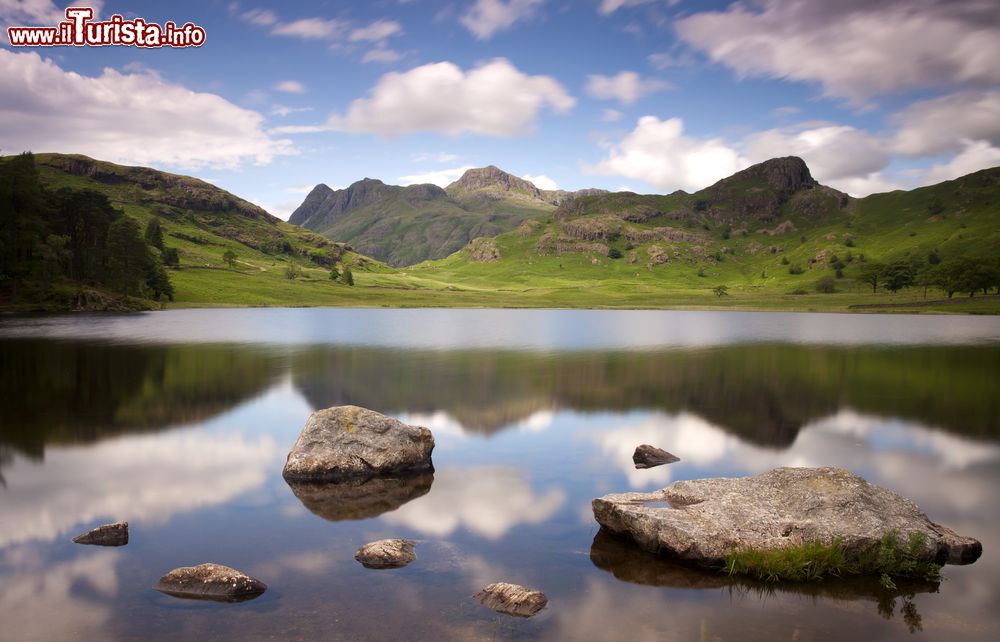 Immagine Uno scorcio incantevole del Lake district il parco nazionale nel nord-ovest dell'Inghilterra