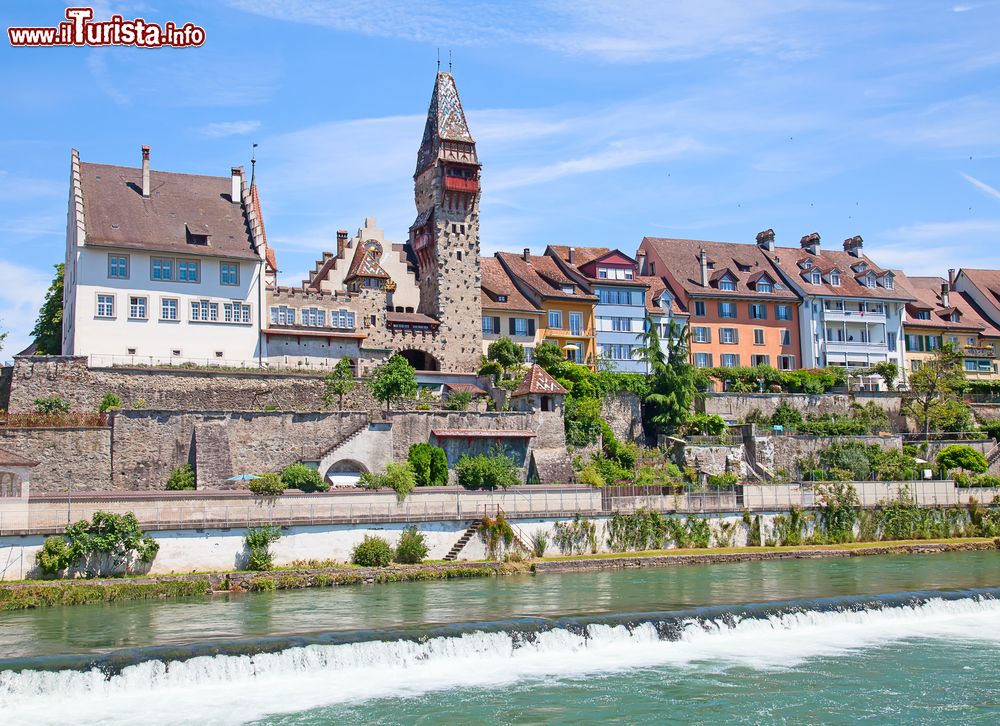 Immagine L'antica cittadina di Bremgarten nei pressi di Zurigo, Svizzera.