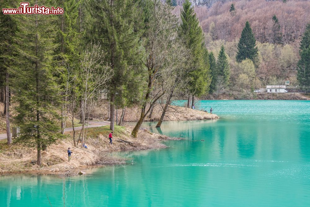 Immagine Le acque verdi del Lago di Barcis in Friuli