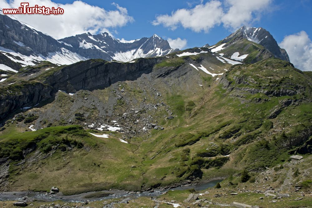 Immagine Le Alpi svizzere nei pressi di Champery, Svizzera.
