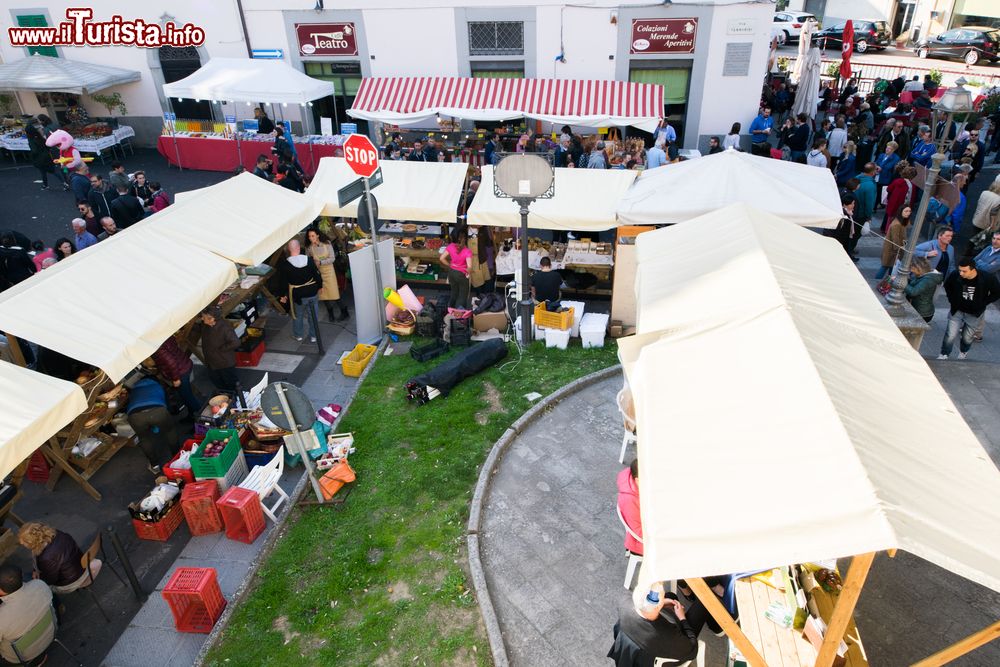 Immagine Le bancarelle della sagra del marrone a Marradi, la festa della castagna - © leonardo conti / Shutterstock.com