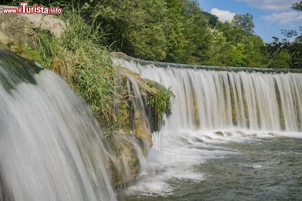 Immagine Le belle cascate di Affenschlucht a Winterthur, nei pressi di Zurigo, Svizzera.