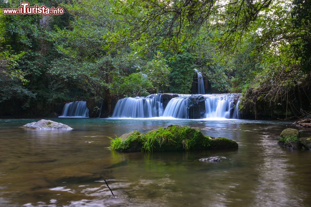 Immagine Le cascate di Monte Gelato nella Valle del Treja non lontano da Calcata, Lazio.