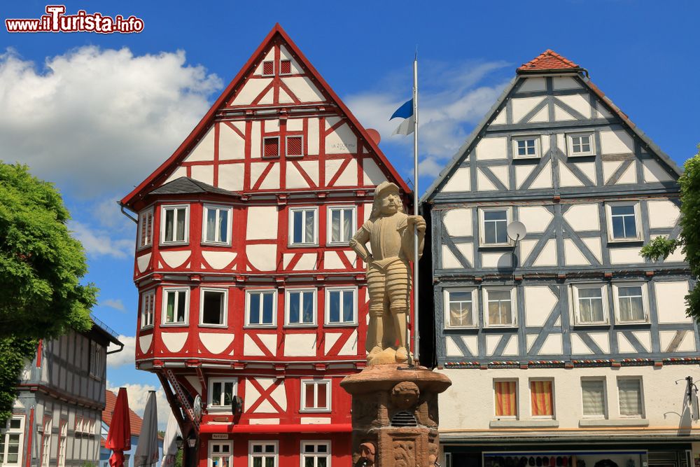 Immagine Le case a graticcio del centro di Treysa a Schwalmstadt in Germania
