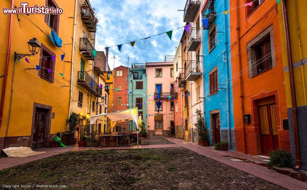 Immagine Le case colorate del centro storico di Bosa in Sardegna - © Kojin / Shutterstock.com