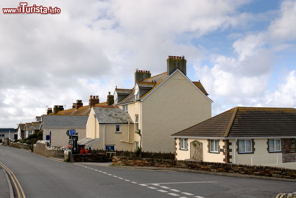 Immagine Le case del villaggio di Tintagel in Cornovaglia (Inghilterra).