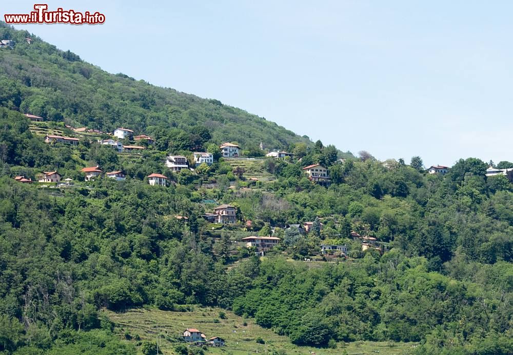 Immagine Le case sparse di Dagnente, sul Lago Maggiore non distante da Meina ed Arona