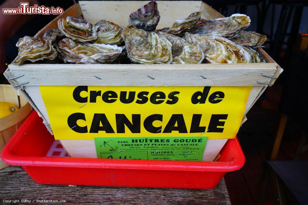 Immagine Le famose ostriche di Cancale, villaggio di pescatori del nord della Francia in Bretagna. - © EQRoy / Shutterstock.com