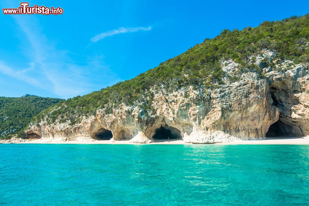 Immagine Le grotte si susseguono luca la costa orientale della Sardegna partendo da Cala Gonone verso sud.