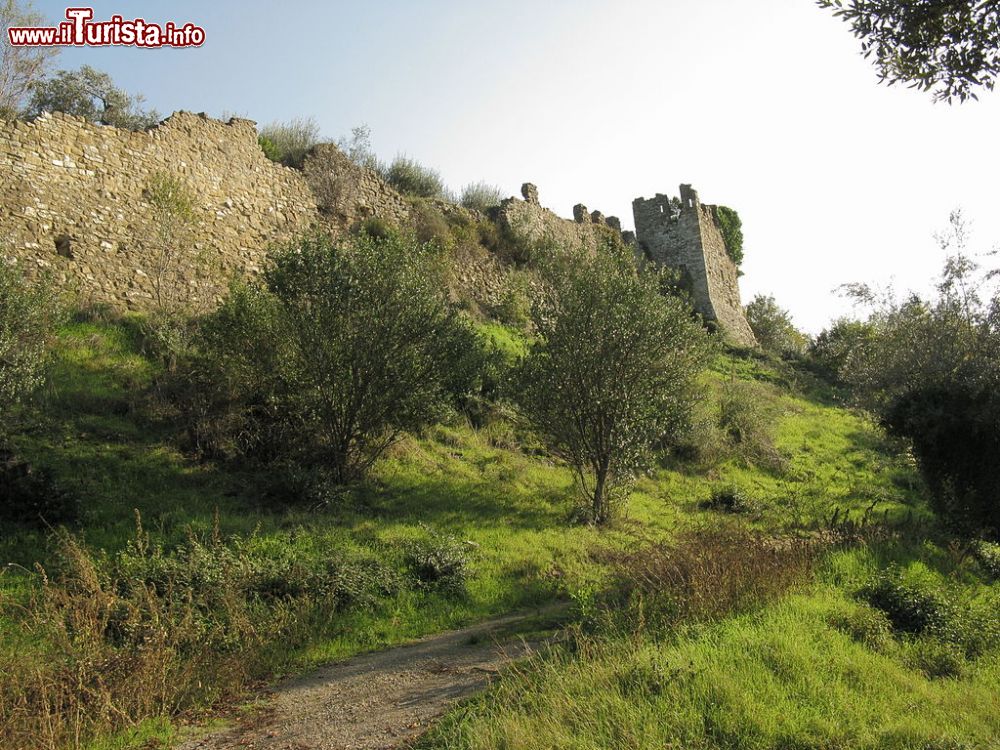 Immagine Le mura del Castello di Montecolognola in Umbria - © Demeester - CC BY-SA 3.0, Wikipedia