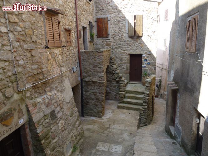 Immagine Le strade e le case in pietra caratterizzano il borgo di Giglio Castello