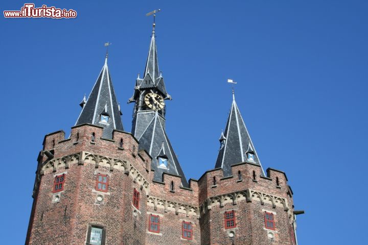 Immagine Le torri di Deventer si stagliano nel cielo sopra a città. Questa località dei Paesi Bassi ottenne lo status di città nell'anno 956 d.C., quando si presentava come un centro urbano fortificato - foto © Styve Reineck / Shutterstock.com