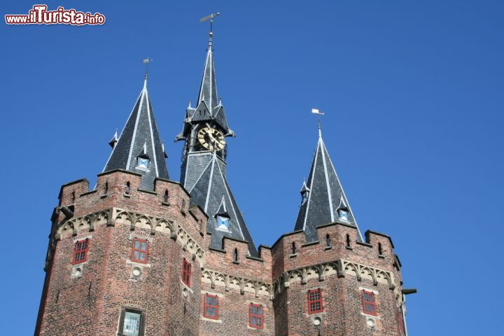 Immagine Le torri di Deventer si stagliano nel cielo sopra a città. Questa località dei Paesi Bassi ottenne lo status di città nell'anno 956 d.C., quando si presentava come un centro urbano fortificato - foto © Styve Reineck / Shutterstock.com
