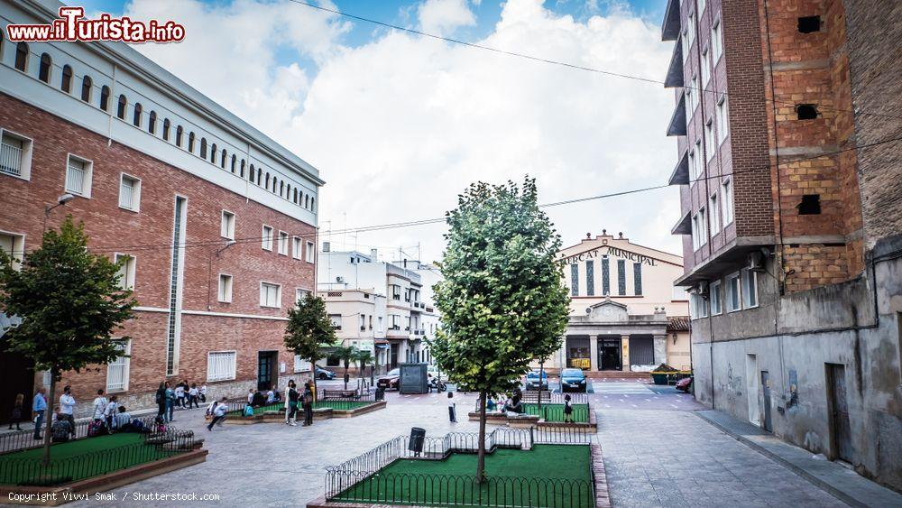 Immagine L'edificio che ospita il mercato municipale nel centro di Oliva, Valencia, Spagna - © Vivvi Smak / Shutterstock.com