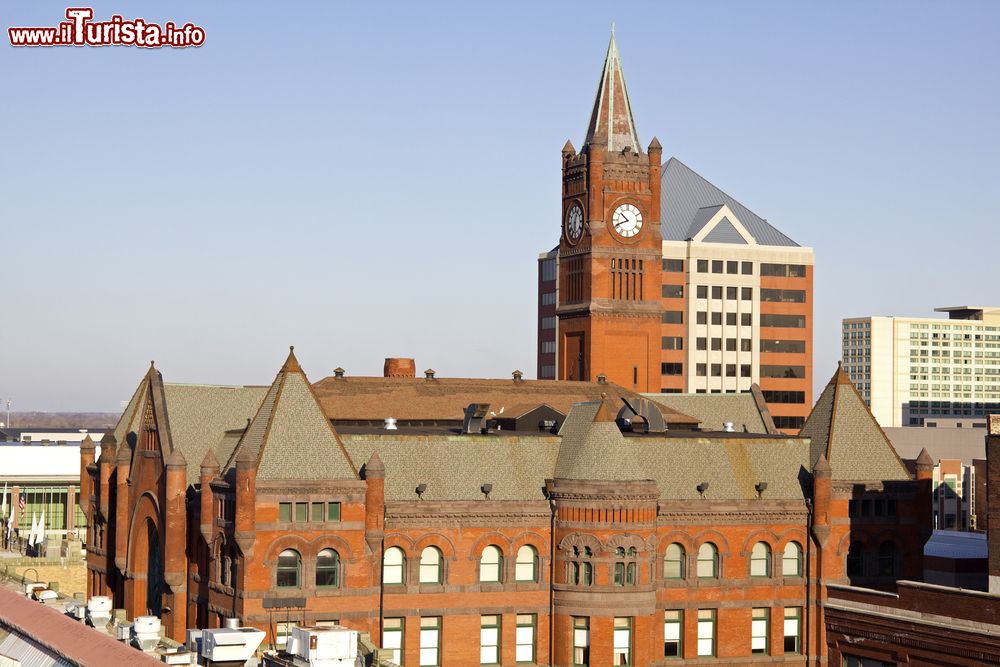 Immagine L'edificio storico che ospita l'Union Station Building a Indianapolis, Indiana.