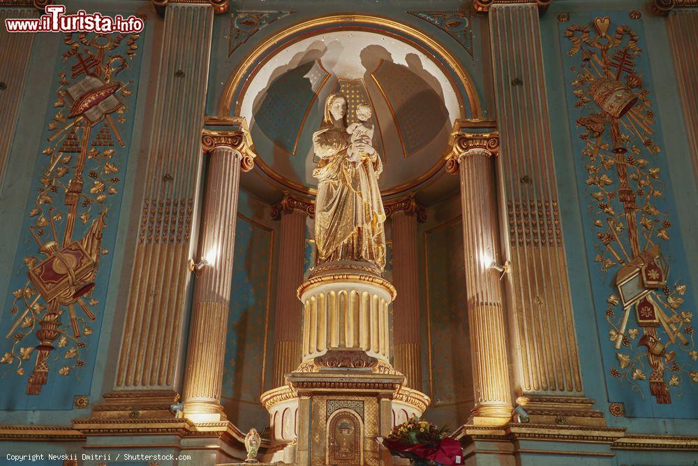 Immagine L'interno della cattedrale di Saint-Louis a La Rochelle, Francia. Monumento storico dal 1906, accoglie al suo interno sculture e decorazioni di grande pregio artistico - © Nevskii Dmitrii / Shutterstock.com