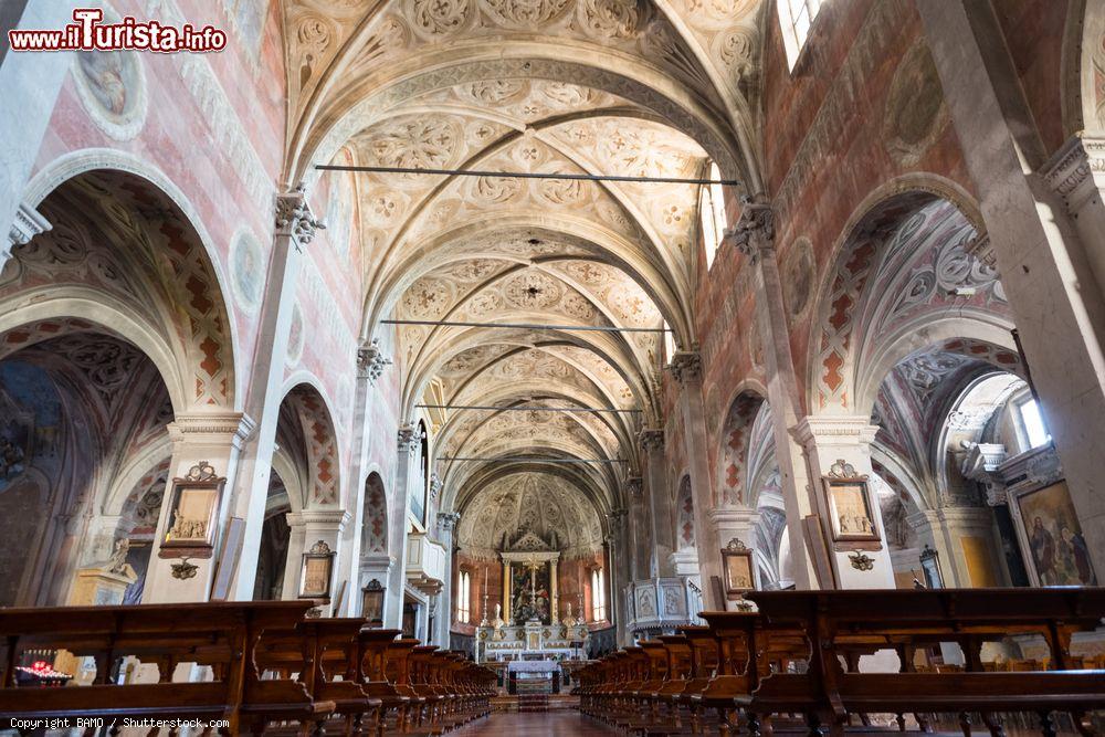 Immagine Lo splendido interno della chiesa di San Bassiano a Pizzighettone, Cremona, Lombardia - © BAMO / Shutterstock.com