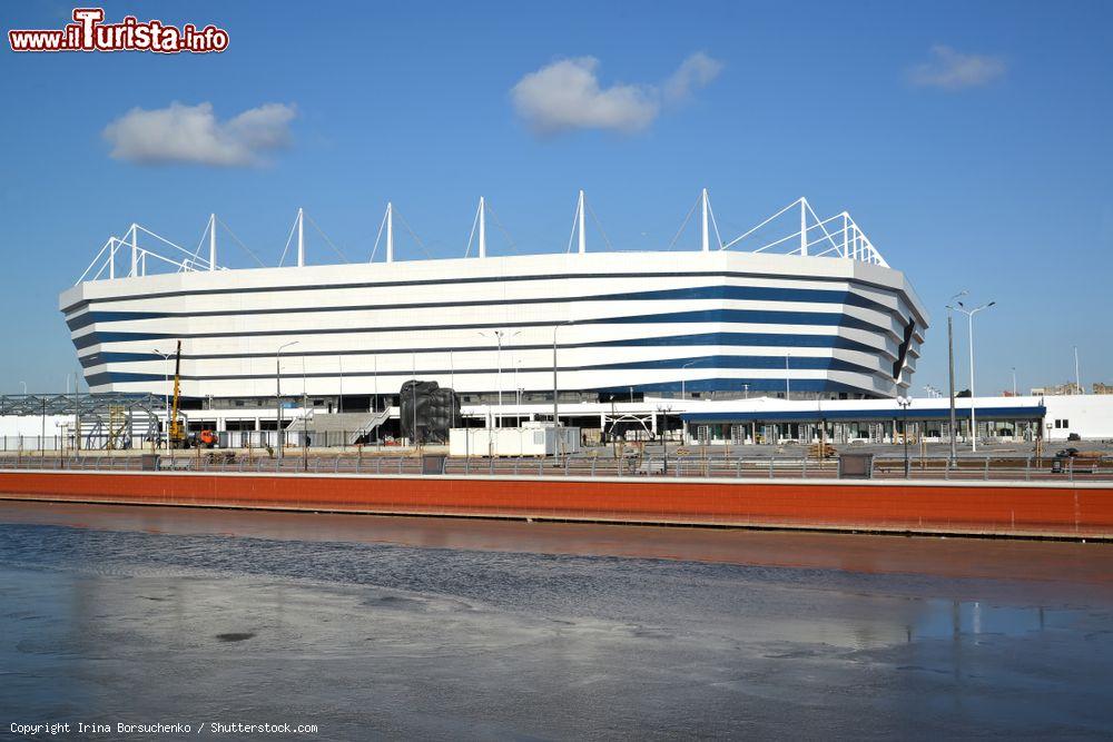Immagine Lo stadio di Kaliningrad, la Baltic Arena  utilizzata per i mondiali di calcio FIFA 2018 in Russia - © Irina Borsuchenko / Shutterstock.com