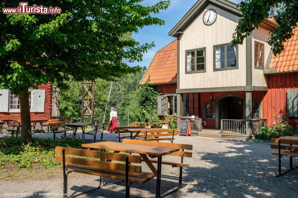 Immagine Lo storico Fargargarden a Norrkoping, Svezia. Questo museo all'aperto mostra la vita dei tintori a metà del XIX° secolo - © Rolf_52 / Shutterstock.com