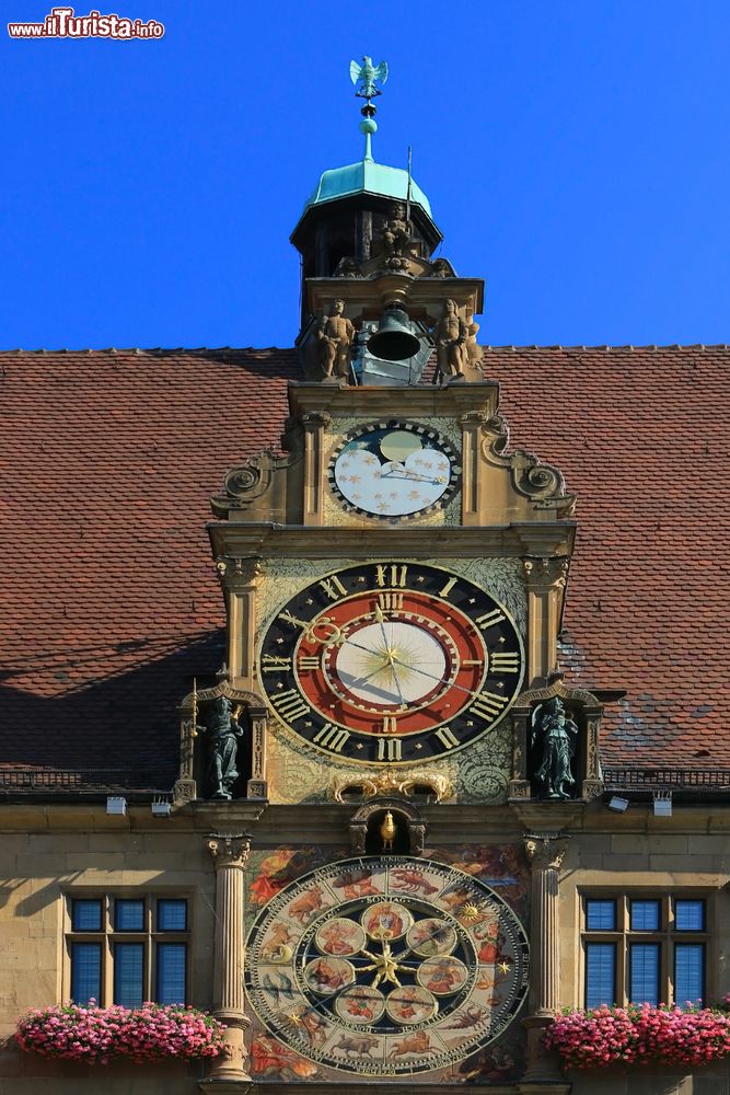 Immagine L'orologio astronomico del palazzo Municipale di Heilbronn, Baden-Wurttemberg, Germania.