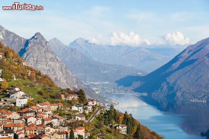 Immagine La vista di Lugano dal Monte Brè