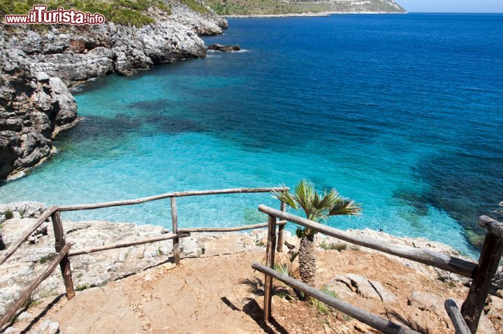 Immagine Mare all'isola di Favignana, Sicilia. Situata fra il Tirreno e il Mediterraneo, quest'isola, la principale delle Egadi, si trova a circa 7 chilometri dalla costa occidentale della Sicilia - © atm2003 / Shutterstock.com