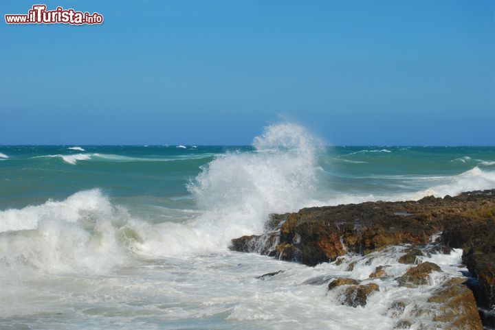 Immagine Mareggiata in adriatico nelle vicinanze di Torre Canne in Puglia