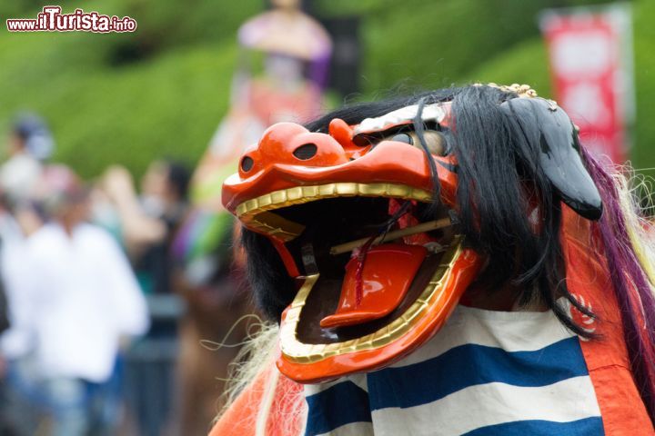 Immagine Danza del Leone al festival Gion Matsuri a Kyoto in Giappone