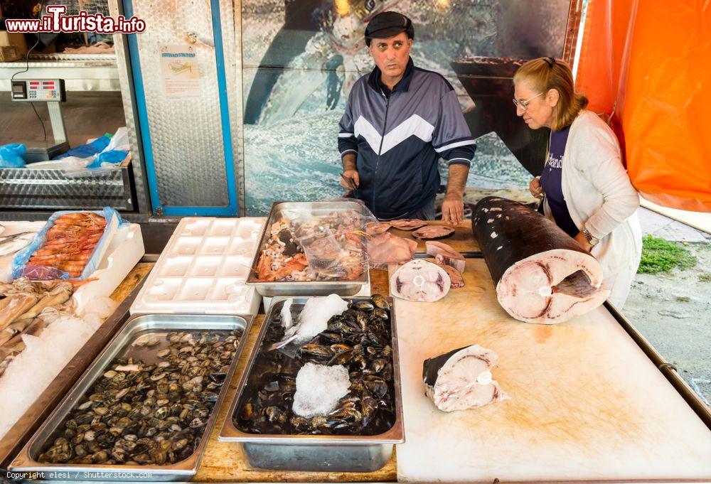 Immagine Mercato del pesce a Isola delle Femmine, provincia di Palermo, Sicilia - © elesi / Shutterstock.com