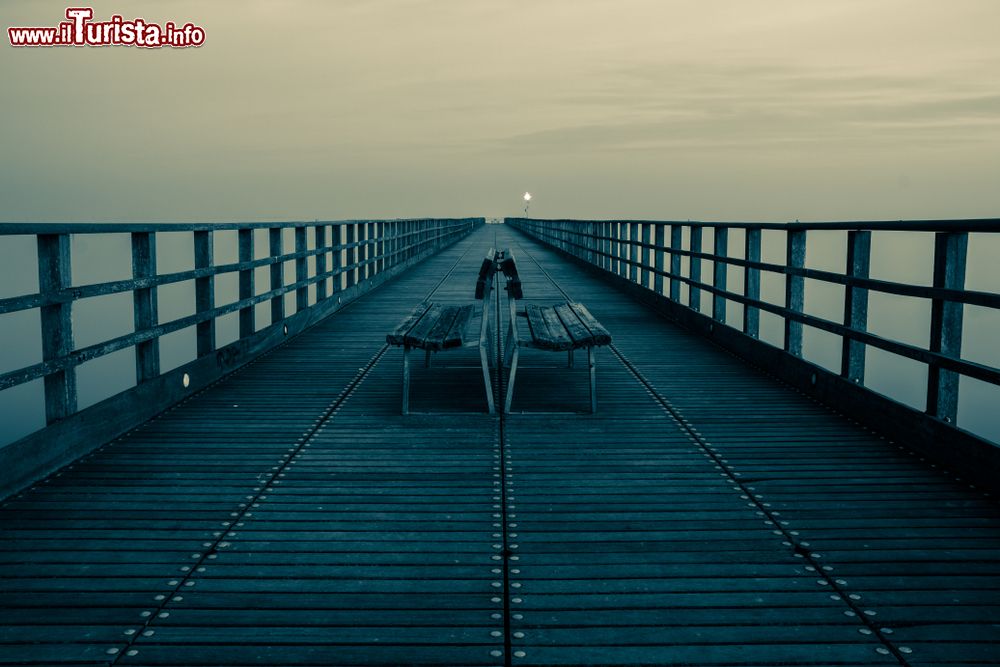 Immagine Molo di Lido di Volano fotografato poco prima dell'alba