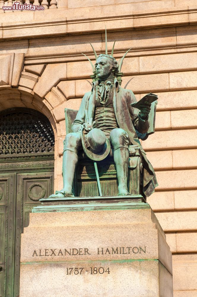 Immagine Monumento a Alexander Hamilton di fronte alla Cuyahoga County Courthouse di Cleveland, Ohio.