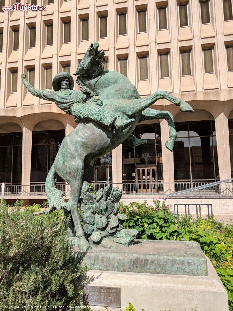 Immagine Monumento a Lariat Cowboy creato da Constance Whitney Warren, Phoenix (Arizona): è stato donato alla città da Gerge Henry Warren attraverso Ferargil Galleries e Walter R. Bimson - © You Touch Pix of EuToch / Shutterstock.com