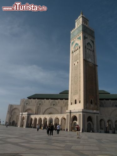 Immagine La Moschea di Casablanca, Hassan II Mosque, è la terza moschea del mondo per dimensioni.