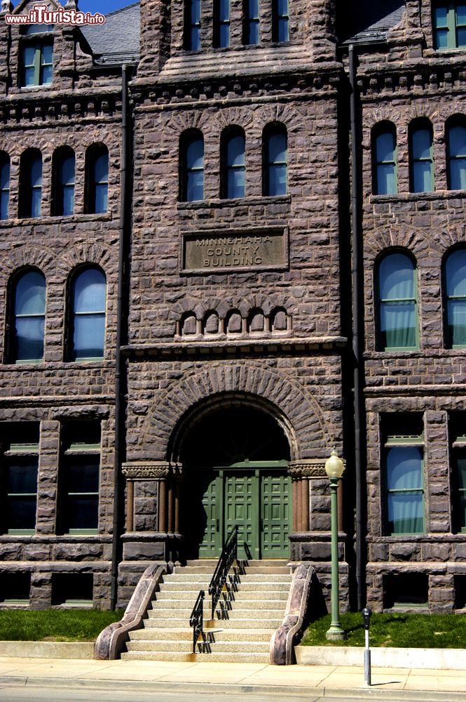 Immagine Museo del tribunale nella città di Sioux Falls, South Dakota, USA. Precedentemente era la sede degli uffici governativi della contea di Minnehaha.