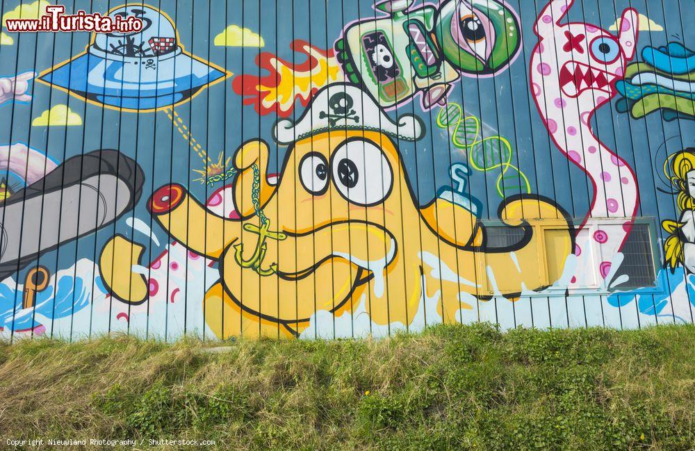 Immagine Uno simpatico murales nella località di mare di Scheveningen in Olanda. - © Nieuwland Photography / Shutterstock.com