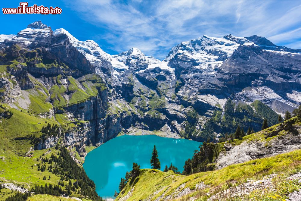 Immagine Oeschinensee  il magnifico lago del bernese, vicino a Kandersteg