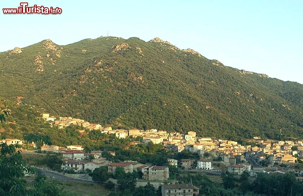 Immagine Olzai in Barbagia, il panorama del borgo in provincia di Nuoro  - © Sardu soe, CC BY-SA 3.0, Wikipedia